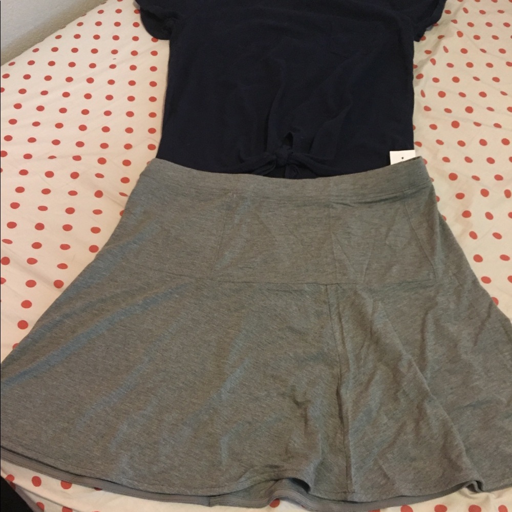 NWT gray J. Crew skirt